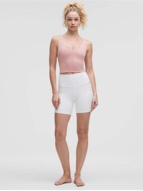 Lululemon Align Tank Top Pink Haze Size 2 Nulu Cropped Yoga Athleisure
